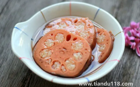 糯米藕沒有提前泡糯米怎么辦(煮糯米藕為什么要放堿)(圖1) 糯米藕沒有提前泡糯米怎么辦1