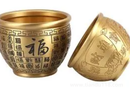 純銅百福缸里面放什么旺財(cái)3
